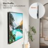 VonHaus TV Wall Bracket for 26-55" Screens, TV Bracket with Spirit Level, Flat to Wall Mount with Tilt, 45kg Capacity, Max VESA: 400x400mm