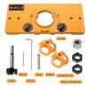 BI-DTOOL 35mm Hinge Jig, Hinge Drilling Jig Hole Guide Woodworking Tools for Kitchen Cabinet Doors Hinge