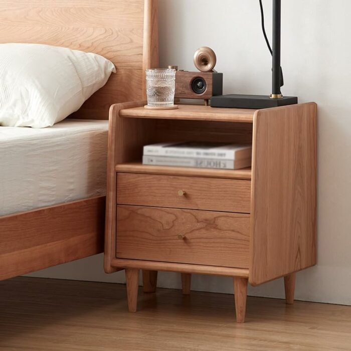 EYHLKM Side Cabinet Large Storage Space Nightstand Bedroom Nightstand Cabinet Of Drawers Furniture Bedroom Nightstand