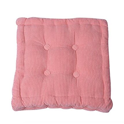 ASDF Garden Furniture Pad, Outdoor/indoor Water Thicken 2 Seater Bench And Patio Furniture Pad Cushion 50x50cm pink