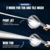 GH1200 Handheld Filter Shower Head High Pressure with10 Modes Quick Installation, Leak- Proof and Clog Resistant Powerful High Pressure Shower He