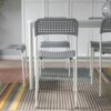 Ikea ADDE chair, grey/white