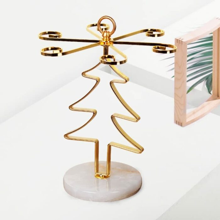 N/A Wine Glass Holder, Christmas Tree Countertop Wine Glass Holder, Elegant Freestanding Table Top Goblet Wine Glass Holder