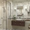 TETOTE 16x24 Inch Silver Frame Mirror, Bathroom Vanity Mirror for Wall, Modern Rectangle Round Corner Matte Framed Mirror (Horizontal/Vertical)