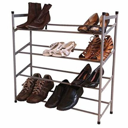 JVL 4 TIER SHOE RACK (NOT EXTENDABLE)