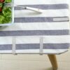 Skyzone Table Cloth Clips,12PCS Stainless Steel Adjustable Tablecloth Clips Table Silver Cloth Cover Clamps Table Cloth Holders for Party Picnics