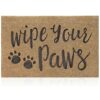 AAZZKANG Doormat Outdoor Entrance with Non Slip Rubber Backing Welcome Please Remove Your Shoes Mat Easy to Clean Indoor Door Mat for Entrance