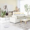 Coat Rack, Coat Tree Coat Hanger with 8 Hooks Hat Handbag Hanger Coat Rack Stand,Easy to Assemble Home Office Entryway Storage Display Hall Tree