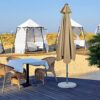 WUHNGD Replacement Parasol Cover 3m 8/6 Ribs Parasol Canopy Cover Replacement Patio Market Umbrella Waterproof Umbrella Replacement Top Shade Cov