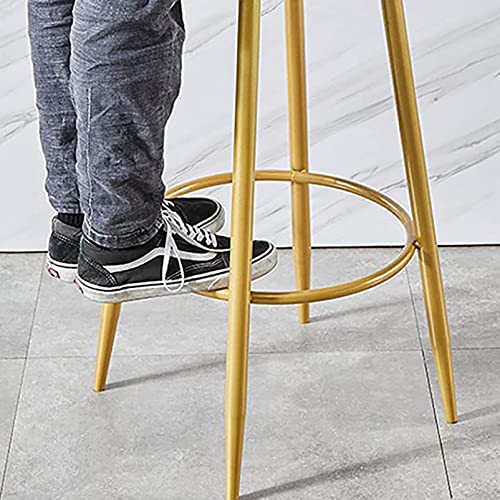 Counter Height Stool Bar Stools Chair Swivel with Black Velvet Upholstered Barstool for Farmhouse Island Counter Gold Metal Legs Counter Height B