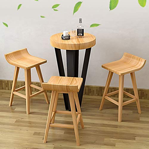 SDFGH Nordic Light Luxury bar Chair Simple net red bar Stool Front Desk Cafe Restaurant Leisure Back high Stool