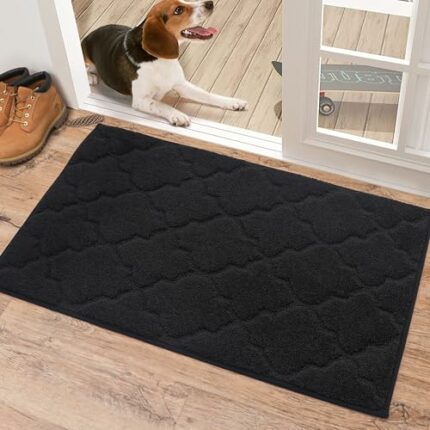 COSY HOMEER Door Mats Indoor, 50 x 80cm, Dirt Trapper Mat Absorbent Non-Slip Low Profile Doormat for Entrance, Inside, Kitchen, Machine Washable