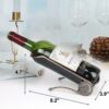 YTCYKJ Wine Bottle Holder,Simple Design Wine Rack,Countertop Wine Rack,Metal Wine Holder for Wine Storage,Tabletop Wine Rack,Perfect Wine Holder
