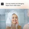 Wallmounted Square Bathroom Led Smart Touch Antifog Makeup Household Defogging Lightemitting Bathroom Mirror, Bno Touch, 600 * 800mm