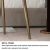 dining chair Modern Dressing Chair for Makeup Room, Bedroom Dressing Chair Reception Room Back Chair Dining Chair Company Lounge Chair Metal Weld