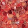 Gifts And Artefacts 54 x 54 Inches Conference Table Top with Elegant Look Red Agate Stone Resin Art Dining Table for Home Furniture Decor