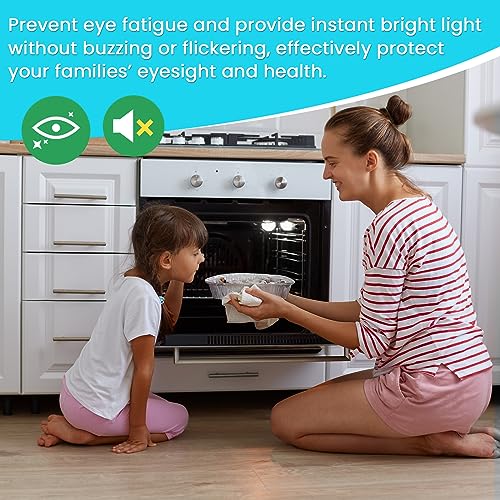 Bonlux 3W Z187 Microwave Led Bulb,5000k Cold White Vertical Right T170 Base 3W Oven Filament LED Lamp,25W Oven Bulb Fit for Samsung, Panasonic Mi