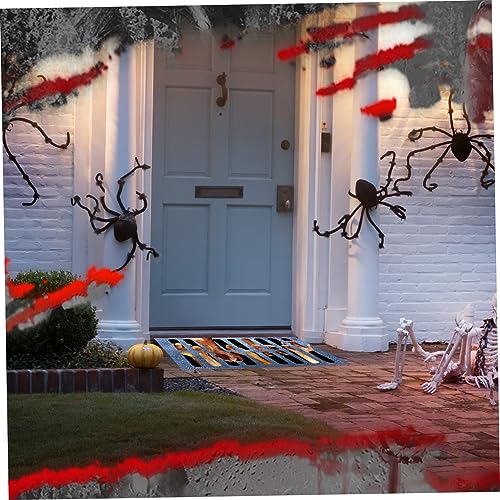 Eyccier Halloween Door Mat 3D Horror Clown Sewer Doormat Non-slip Washable Illusion Rug Foldable Doormat Bath Mat Halloween Decorations 31.5x19.7