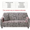 Cafopgrill Non Slip Elastic Sofa Cover Removable Stretch Elastic Fabric Sofa Protector Sofa Cover/Two/Three/Four Seater(3 Seater:190-230cm),Silve
