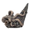 Nemesis Now Release The Kraken Wine Bottle Holder, Bronze, 25.8cm