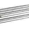 XHALERY Stainless Steel Towel Rack Bathroom Wall Mounted Storage Shelf with Double Towel Bar and Hook One-piece Thick Towel Rail 47.5CM (Size : 3