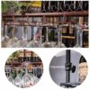 EYLINK Bar Unit Floating Shelves Wall-Mounted Wine Racks, Wine Bottle Holder Ceiling Hanging Metal Iron Wine Glass Rack Goblet Stemware Racks Hom