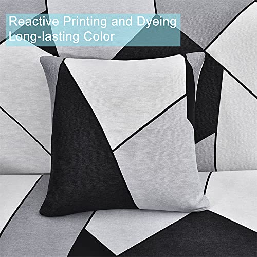 Hggzeg Sofa Cover, High Stretch Elastic Fabric 1 2 3 Seater Sofa Slipcover Chair Printed Couch Cover Non Slip Furniture Protector Cover, Machine