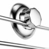 MaxHold No-Drilling/Suction Cup Round Towel Ring - Vaccum System - Stainless Steel Never Rust - Towel Rail for Bathroom & Kitchen
