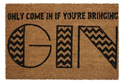 Premier Housewares Door mat, Indoor, Non Slip - Gin,60x40x2