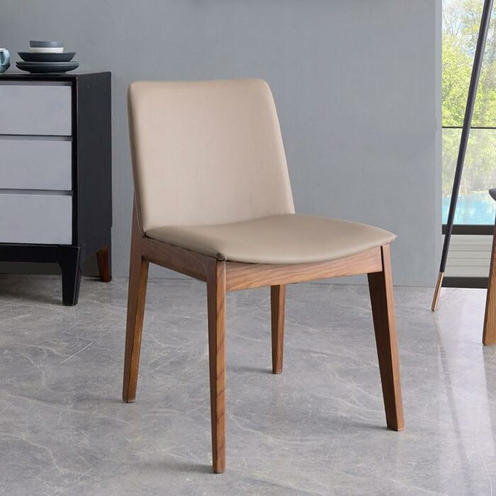 LXXSH Dresser Wooden Kitchen Dining Chair Bedroom Salon Ergonomic Office Dining Chair Home Furniture