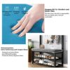 Coat Rack with Bench Coat Racks with 10 Hooks Metal Frame Coat Rack with Bench Coat Rack with Bench for Hallway, Entryway, 80/100 * 33 * 172cm (1