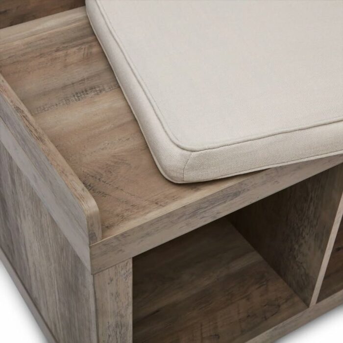 MXIAOXIA 4-Cube Storage Bench Can Sit Shoe Rack Sitting To Change Shoes Convenient and Quick Storage Cabinet