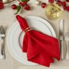 TOOKY keland 6PX Gold Napkin Rings For Home Wedding or Holiday Parties (Ring, gold)