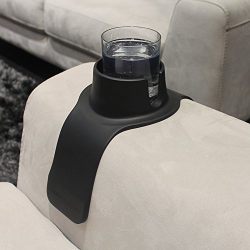 CouchCoaster - The ultimate drink holder for your sofa, Jet Black