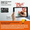 Vogel's THIN 505 Flat TV Wall Bracket for 40-65 Inch (102-165 cm) TVs, Max. 88 Lbs (40 kg), Max. VESA 600 x 400, Ultra Slim TV Wall Mount, TÜV Ce