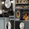 20X28 Inch Wall-Mounted Bathroom Mirror with LED Lighted Anti-Fog, Ultra-Thin Silver Mirror, Touch Switch, Dimmable, Bathroom Mirror, Dressing Mi