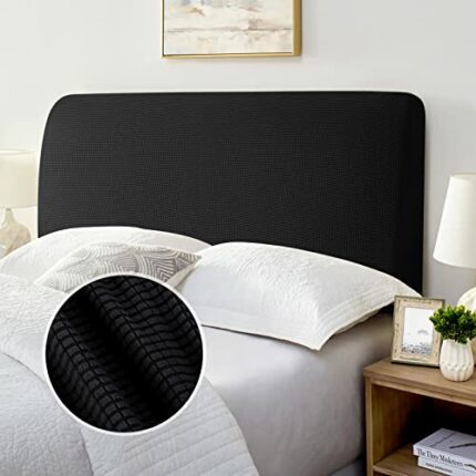 TAOCOCO Bed Headboard Cover, King Size Head Board Cover，Dustproof All-inclusive Elastic Headboard Protection cover, Spandex Jacquard Headboard Co
