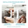12 PCS Plastic Table Cloth Clips, Tablecloth Clips Table Clips for Outdoor Table, White Tables Cover Clamp for Tabletops less than 4.8cm Thick