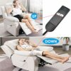 DECARETA Recliner Chair Controller Recliner Hand Control 2 Button Controller with Up and Down,5 Pins Hand Control Black Replacement Chair Control