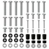 Universal TV Mounting Kit, Forging Mount TV Mounting Accessories, Contains Screws and TV Spacers M4 M6 M8, Compatible with Most TV Wall Mount/Mon