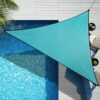 supregear Shade Sail, 3x3x3 m Triangular Shade Sail Waterproof UV Blockage Sun Sail Canopy Awning Shelter for Outdoor Courtyard Garden Patio Carp