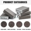 12pcs Sanding Blocks, Sanding Sponges-6 Different Specifications for Softwood, Paint on wood, Metal, Wall Polishing, Accessories Hand Sanding