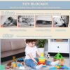 STAY GENT Toy Blocker for Under Couch and Under Bed, 11cm x 3m Under Couch Blocker for Babies Toys and Pets Toys from Going Sliding, Adjustable B