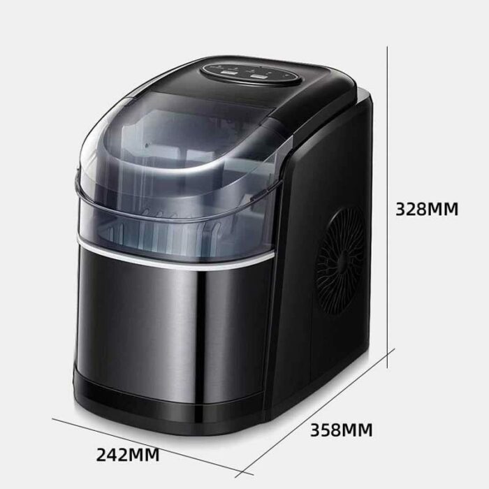 ZBJHY Electric Ice Maker 7-15mins Fast Icing Ice Cube Making Machine Commercial Ice Cube Machine