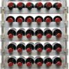 Sorbus® Wood Wine Stackable Rack 6 Tier — Rustic Style Wine Racks for Bottles — Perfect for Bar, Wine Cellar, Basement, Cabinet, Pantry, etc. (6-