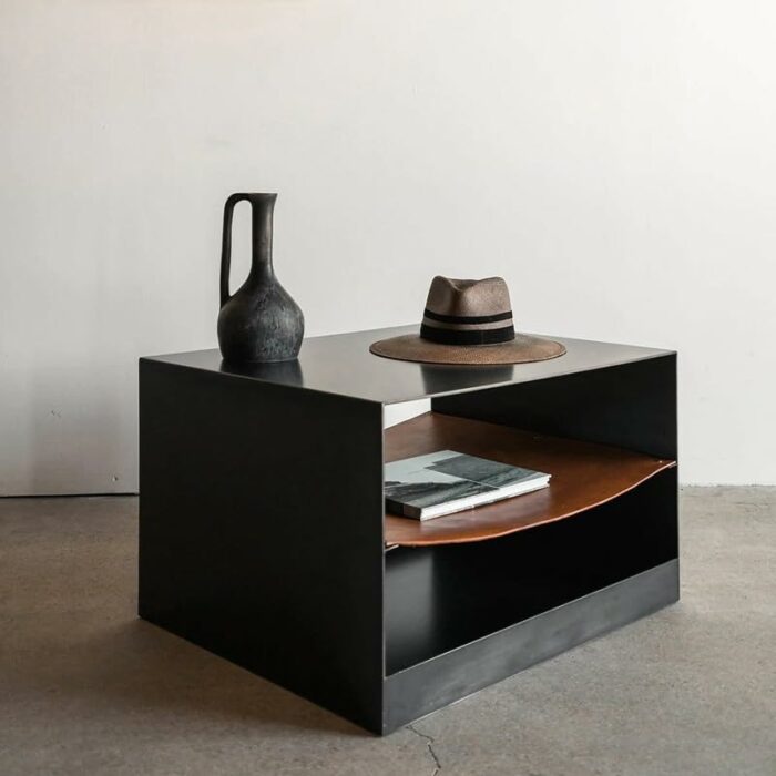 EYHLKM Square Nightstand Saddle Creative Bedside Locker Side A Few Pieces Of Furniture