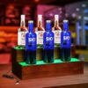 B4Life Liquor Bar Bottle Display Shelf, 2 Tier Real Wood Bar Shelves for Liquor Bottles, Bar Shelf for Liquor, Liquor Shelf for Home Bar Liquor S
