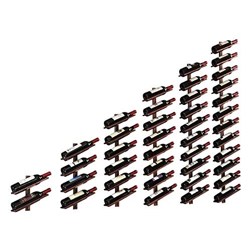 NEOCHY Wine Rack Modern Wall-Mounted Wine Bottle Storage Rack Display Stand Storage Rack Bar, Home Kitchen Storage Rack Living Room Decoration Di