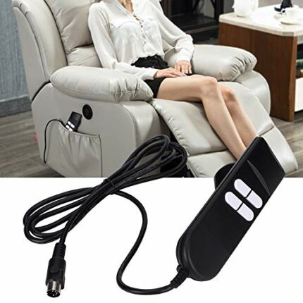 Ladieshow Recliner Hand Switch Remote Control, 4 Button Electric Recliner Controller for Lifting Chair Electric Sofa Manual Remote Controller