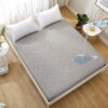 DuShow Double Mattress Protector,Waterproof Quilted Fitted Mattress Cover,Fitted Sheet Style Bed Cover,Extra Deep 40cm Water Resistant Mattress C